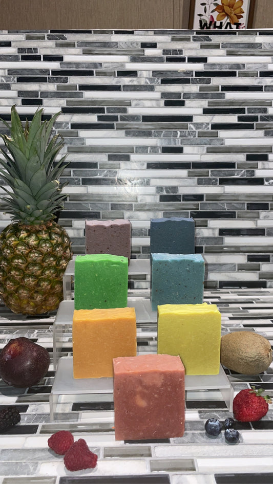 Chakra-inspired Fruit Soaps